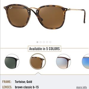 Used tortoise shell ray bans